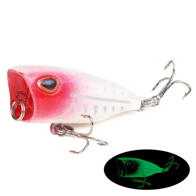 Przynęta na ryby Popper Fishing Lure, 4cm, 3.3g, hak ze stali węglowej - Wianko - 6