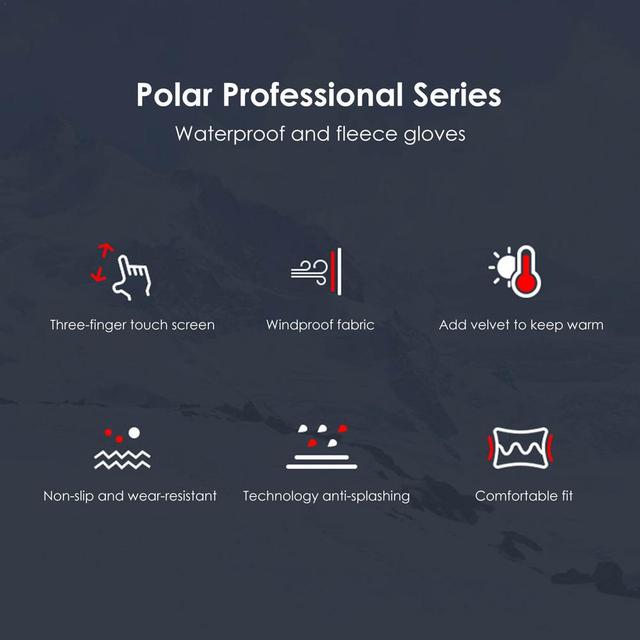 Rękawice narciarskie męskie z ekranem dotykowym, ciepłe, wodoodporne, wiatroodporne, antypoślizgowe - Wianko - 11