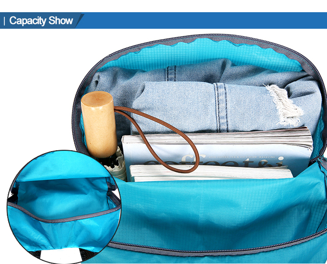 Pakowny plecak wspinaczkowy o pojemności 15L, ultralekki, wodoodporny, składany dla kobiet i mężczyzn - Wianko - 10