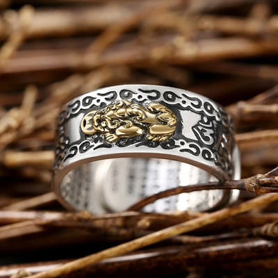 Nowy pierścień biżuteryjny wealth lucky feng shui 2021 ze zdolnościami magicznymi w stylu buddyjskim - Wianko - 10