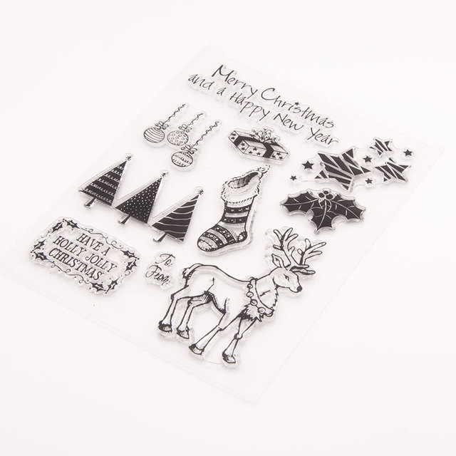 Stemple i matryce do scrapbookingu - świąteczne, jasne, gumowe. Tworzenie kartek z woskowymi pieczęciami - Wianko - 5