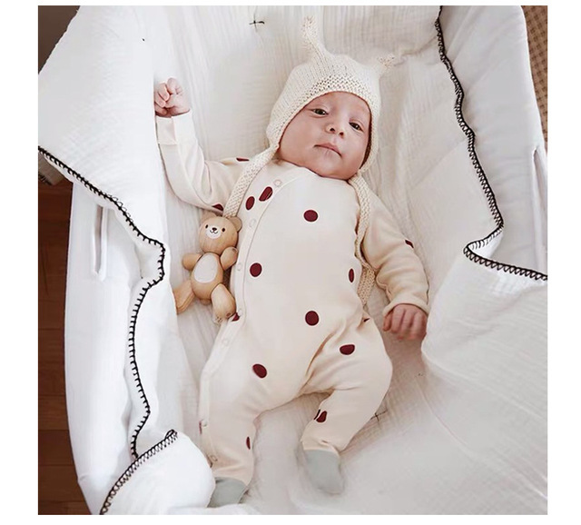 Kombinezon z kapeluszem dla niemowląt - ubranko jednoczęściowe dla noworodków, 3-24 miesiące - Wianko - 20