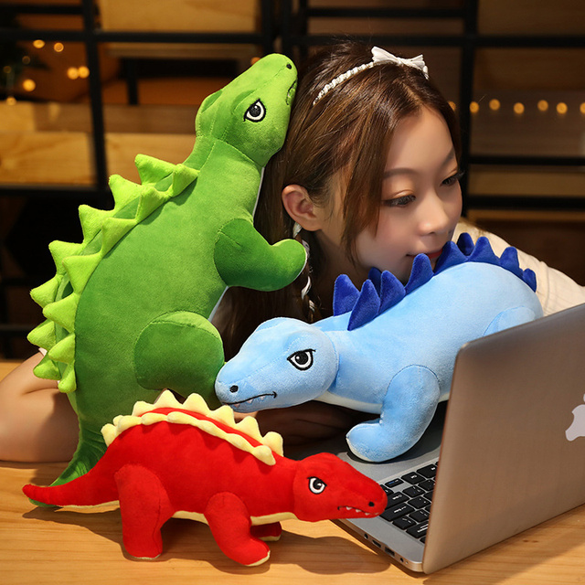 Pluszowy dinozaur Stegozaur - kreatywna kreskówka, miękka poduszka dla dzieci, prezent urodzinowy dla dziewczynki - Wianko - 11