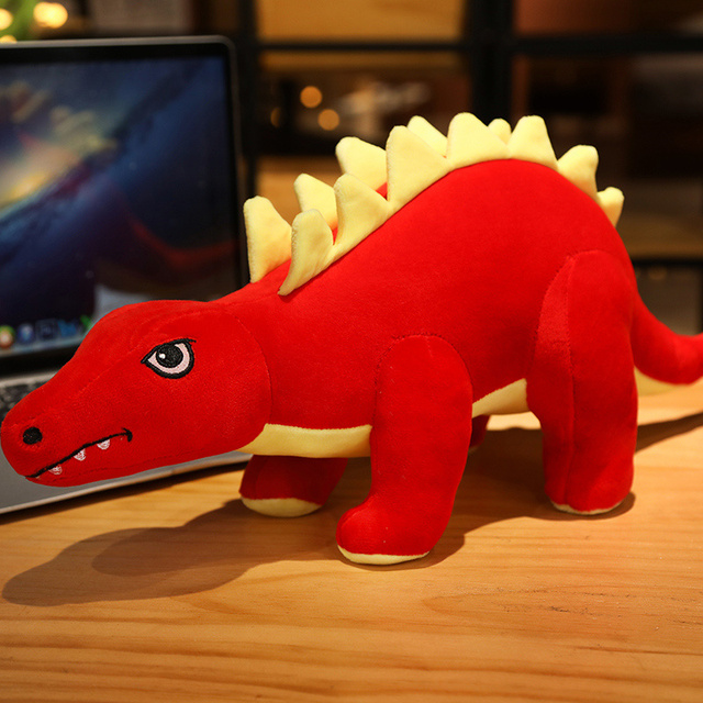 Pluszowy dinozaur Stegozaur - kreatywna kreskówka, miękka poduszka dla dzieci, prezent urodzinowy dla dziewczynki - Wianko - 8