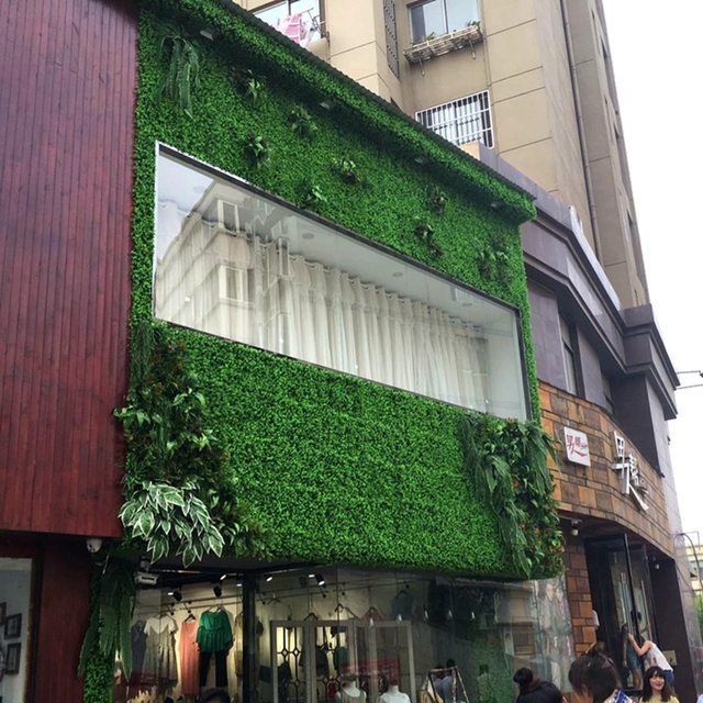 Ściana roślin 40x60cm - dekoracje świąteczne, sztuczne rośliny do hotelu, bankietów i tła DIY - Wianko - 18