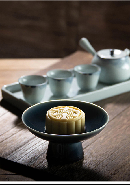 Nowoczesne wysokie stopy ceramiczne naczynia japońskie: talerze deserowe, miska na owoce, kolorowa glazura do kawy i dekoracje do salonu - Wianko - 7