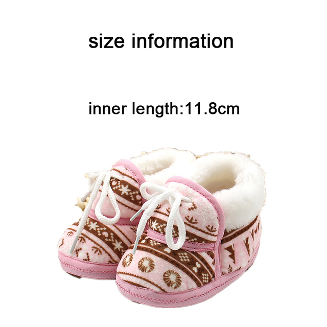 Buty zimowe dla niemowląt JIAYAN - antypoślizgowe buciki miękka odzież na co dzień - Wianko - 2