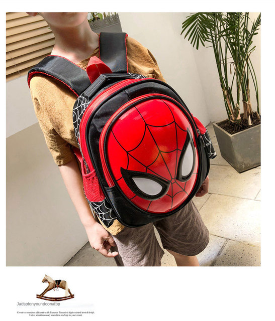 Tornister szkolny Disney Spiderman Cartoon dla chłopców - mrożony plecak księżniczki wodoodporny - Wianko - 7