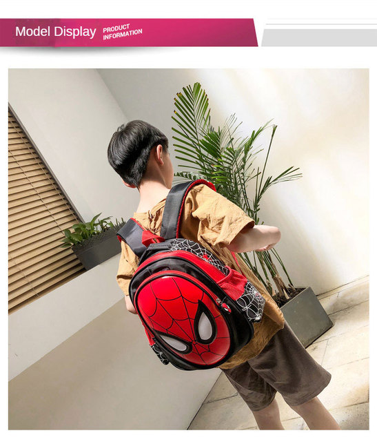 Tornister szkolny Disney Spiderman Cartoon dla chłopców - mrożony plecak księżniczki wodoodporny - Wianko - 4