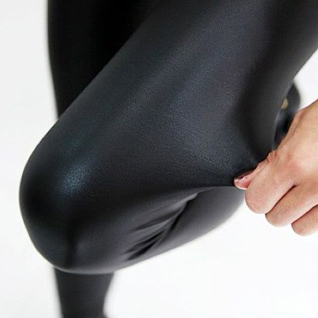 Legginsy damskie capris z elastyczną talią w cętki - spodnie do jogi - Wianko - 19