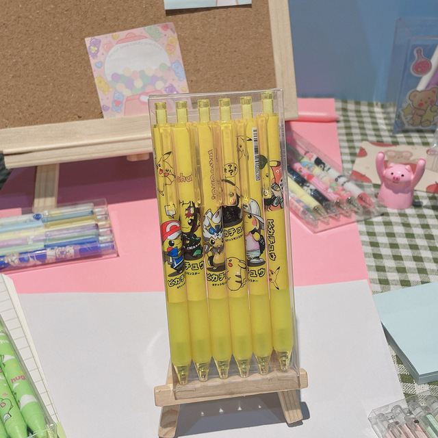 Długopis żelowy TULX stacjonarny - śliczne kawaii anime - powrót do szkoły - Wianko - 5