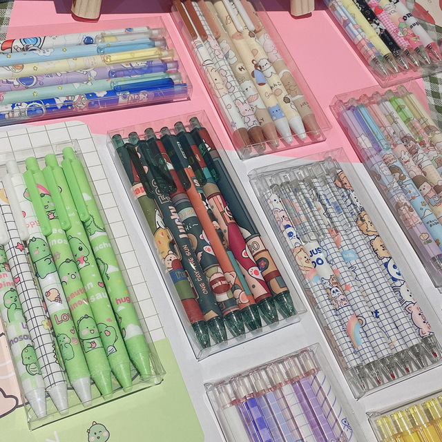 Długopis żelowy TULX stacjonarny - śliczne kawaii anime - powrót do szkoły - Wianko - 3