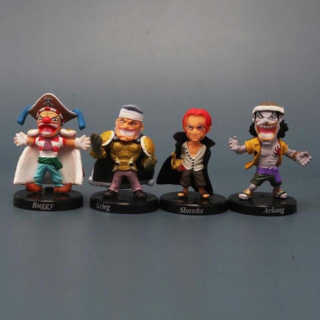 Figurka akcji jednoczęściowa z bohaterami z filmu i telewizji - Luffy, Shanks, Buggy, Gekko Moria, Rob Lucci (model z PCV) - Wianko - 3