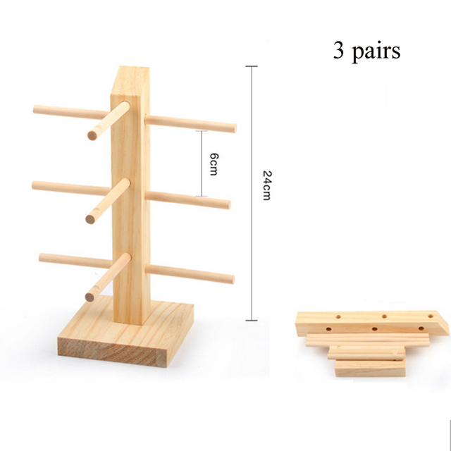 Okulary przeciwsłoneczne wielowarstwowe naturalnie drewniane stojaki półki podkładki świetnie montowane - Wianko - 5