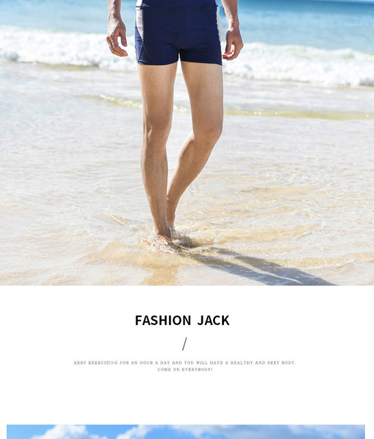 Męski kombinezon kąpielowy anty-UV, szybkoschnący T-shirt i kąpielówki - idealny dla surfowania i plażowania - Wianko - 6