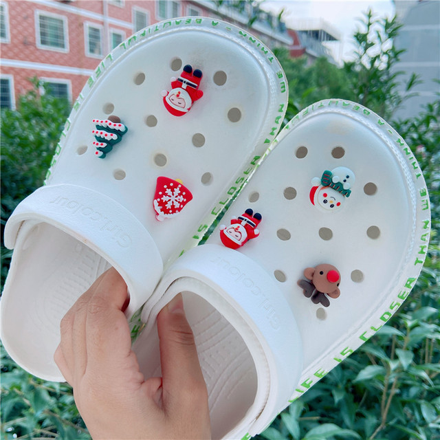 Klamra do butów z bożonarodzeniowym motywem kwiatowym - Wianko - 2