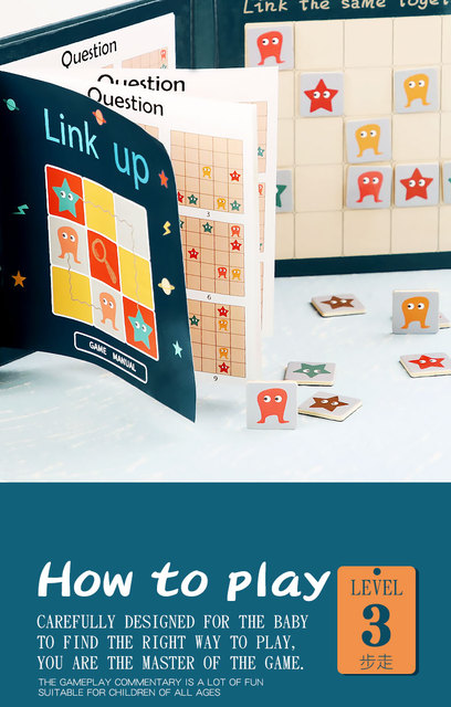 Magnetyczne połączenie 3D labiryntu Puzzle Jigsaw dla dzieci - zabawka edukacyjna - Wianko - 7