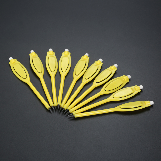 Plastikowe pióro do gry w golfa (10 sztuk), ołówek z klipem do zapisywania wyników, akcesorium golfowe z gumką - Wianko - 4
