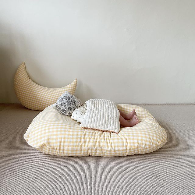 Dziecko zdejmowane gniazdo z bawełnianej kołyski dla niemowląt zderzak dziecięcego łóżeczka przenośnego turystycznego - Wianko - 11