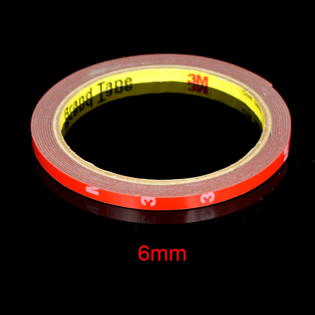 Taśma dwustronna lepkie, 3 metry, czerwony klej - 6mm, 8mm, 10mm, 20mm - Wianko - 8