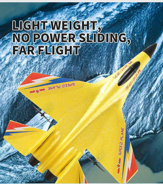 Zdalnie sterowany samolot zderzeniowy Fighter Hobby 2.4GHz z pilotem, szybowcem zabawkowym, samochodem sterowanym przez inteligentny Gyro Kid dla dzieci - Wianko - 9