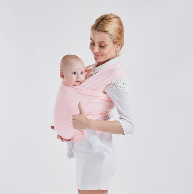 Lekkie, ciepłe i elastyczne nosidełko z jednolitym kolorem dla dzieci - regulowana chusta dla małych dziewcząt i chłopców (12 kolorów) - Wianko - 7