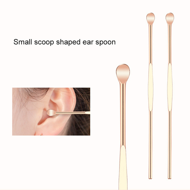 Zestaw do czyszczenia uszu ze stali nierdzewnej Earpick - łyżka Spiral Ear Clean - urządzenie i patyczki do usuwania wosku - Wianko - 17