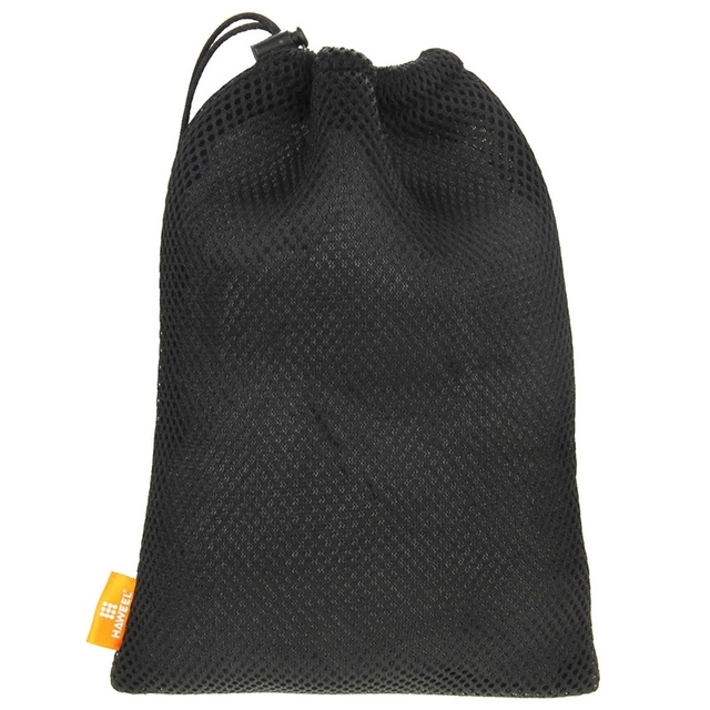 Siatkowa torba czarna z sznurkiem - różne rozmiary, pakiet kieszeni do przechowywania golfa, organizer podróżny - Wianko - 8