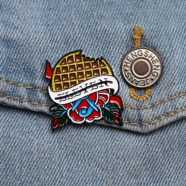 Broszka STRANGER THINGS Pins z postacią Jedenaście, idealna do koszuli dżinsowej - Wianko - 4