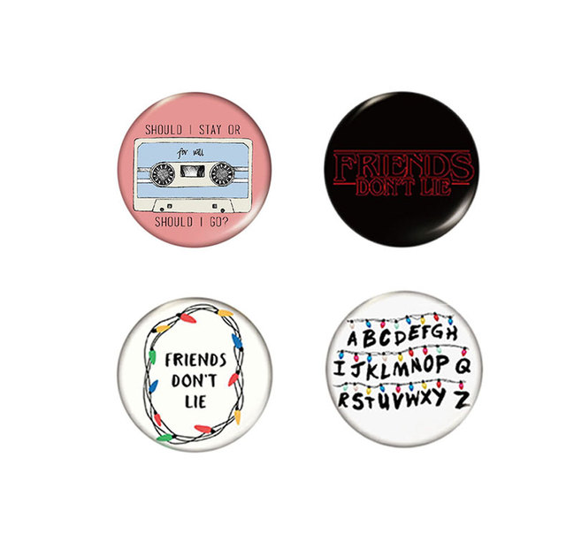 Broszka STRANGER THINGS Pins z postacią Jedenaście, idealna do koszuli dżinsowej - Wianko - 8