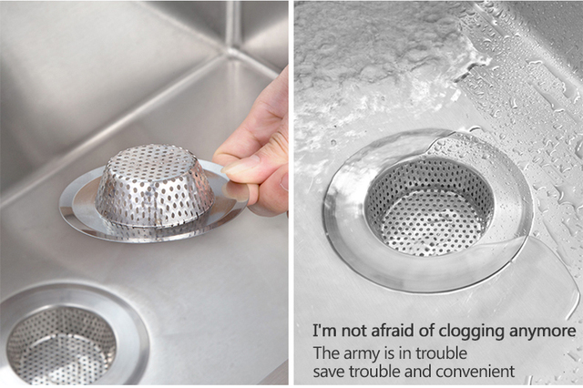 Zlew ze stali nierdzewnej z filtrującym sitkiem do kanalizacji - wyposażenie kuchenne i łazienkowe - Wianko - 36