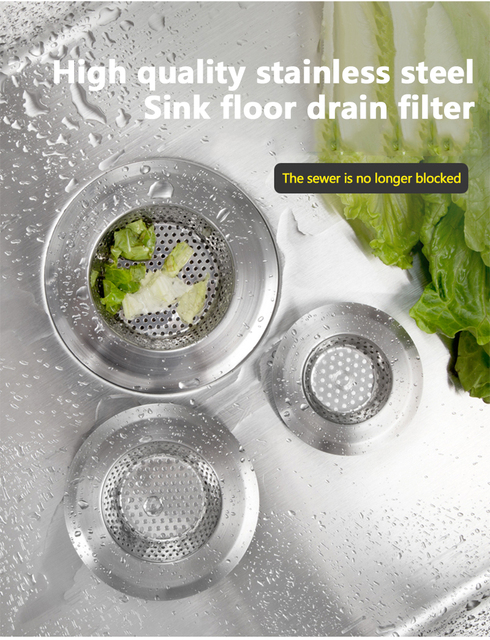 Zlew ze stali nierdzewnej z filtrującym sitkiem do kanalizacji - wyposażenie kuchenne i łazienkowe - Wianko - 19