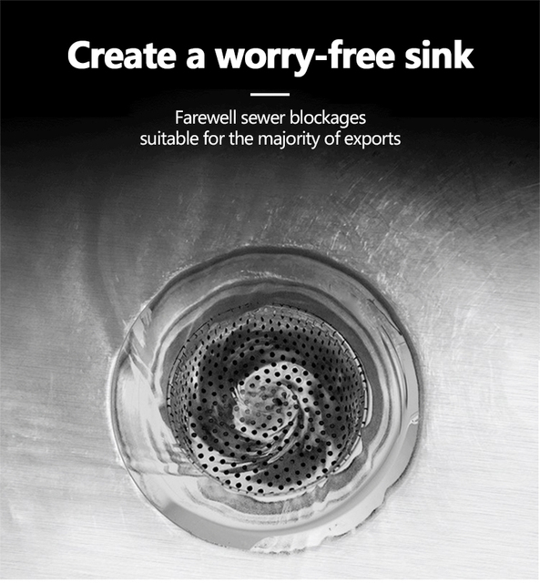 Zlew ze stali nierdzewnej z filtrującym sitkiem do kanalizacji - wyposażenie kuchenne i łazienkowe - Wianko - 15