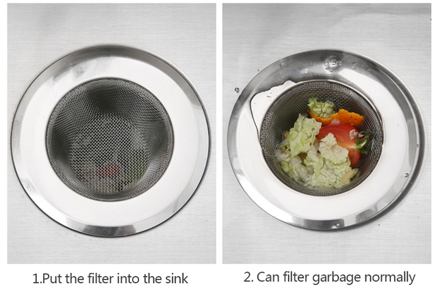 Zlew ze stali nierdzewnej z filtrującym sitkiem do kanalizacji - wyposażenie kuchenne i łazienkowe - Wianko - 13