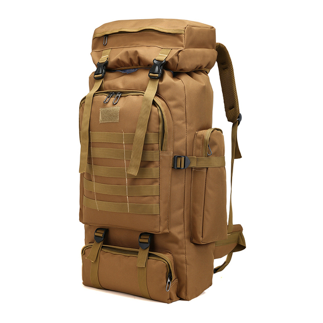 Sportowy plecak o pojemności 80L Unisex Outdoor, wykonany z wodoodpornej tkaniny Oxford, na kemping, podróże i alpinizm - Wianko - 6