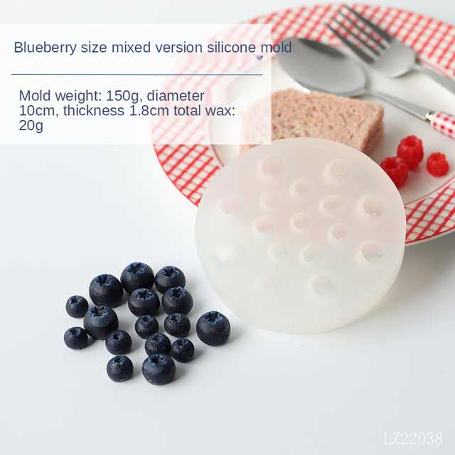 Foremki silikonowe Raspberry Blueberry do mas cukrowych, czekolady i ciast - idealne narzędzie do tworzenia ozdobnych wypieków i galaretek w piekarniku i w połączeniu z parą - Wianko - 11