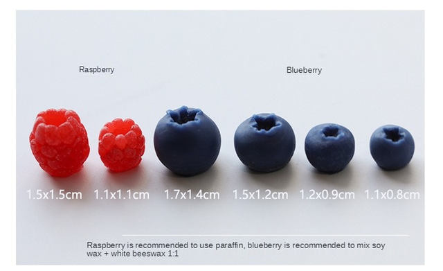 Foremki silikonowe Raspberry Blueberry do mas cukrowych, czekolady i ciast - idealne narzędzie do tworzenia ozdobnych wypieków i galaretek w piekarniku i w połączeniu z parą - Wianko - 15