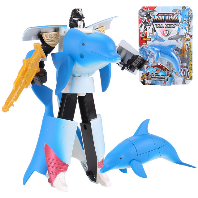 Figurka zabawkowa morskiego życia: Deformacja plastikowa – zabójca wieloryb, delfin, żarłacz biały rekin – dla chłopców - Wianko - 23