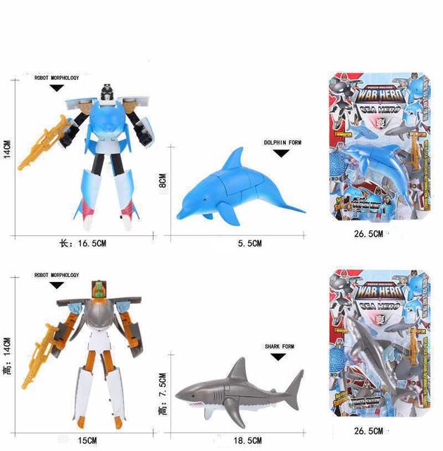Figurka zabawkowa morskiego życia: Deformacja plastikowa – zabójca wieloryb, delfin, żarłacz biały rekin – dla chłopców - Wianko - 25