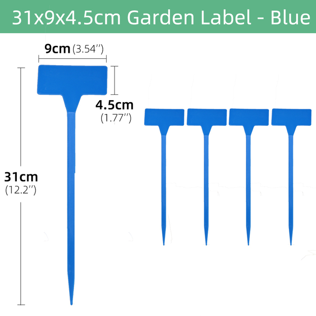 Znaczniki do roślin wodoodporne, 5/10 sztuk, 31x9x4.5cm, plastikowe, markery ziół, tagi do ogródka, klasyfikacja - Wianko - 11