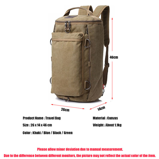 Męska plecak wojskowa do wspinaczki 45L z płótna Canvas - idealny na piesze wycieczki i trekking - Wianko - 4
