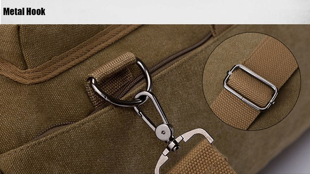 Męska plecak wojskowa do wspinaczki 45L z płótna Canvas - idealny na piesze wycieczki i trekking - Wianko - 11