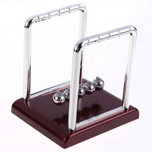 Newton Cradle Balance - edukacyjne wahadło z kulami stalowymi do biurka i dekoracji domowej - Wianko - 6