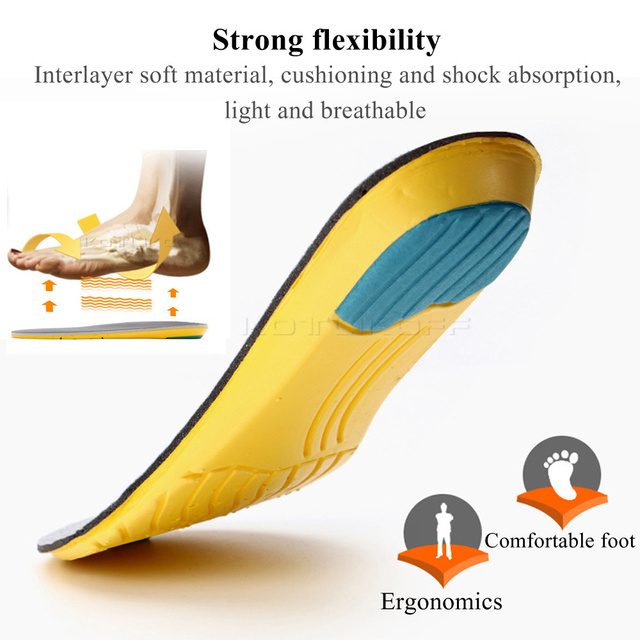 Sportowe wkładki tłumiące wsparcie KOTLIKOFF dla łuku stopy - oddychające, elastyczne i ortopedyczne, idealne do butów do biegania - Wianko - 21