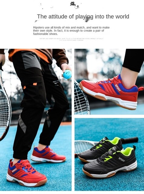 2021 nowe profesjonalne buty do tenisa Unisex wysokiej jakości męskie trening tenis buty Outdoor antypoślizgowe oddychające sportowe buty - Wianko - 30