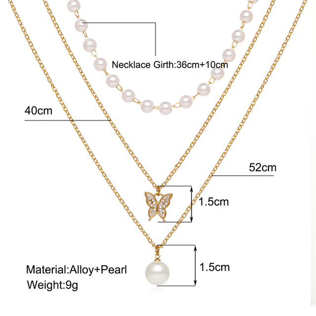 Wielowarstwowy naszyjnik z wisiorkiem wykonany ze złota z pszenicą i wężem dla kobiet w stylu vintage - biżuteria ślubna i modna na rok 2021 - Wianko - 19