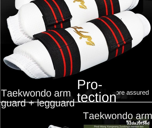 Ochraniacz do Taekwondo i Karate na ramię, łokieć, nogę, krocze i łydki dla dorosłych i dzieci - Wianko - 7
