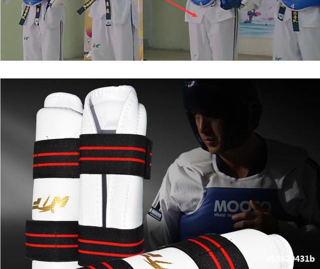 Ochraniacz do Taekwondo i Karate na ramię, łokieć, nogę, krocze i łydki dla dorosłych i dzieci - Wianko - 6