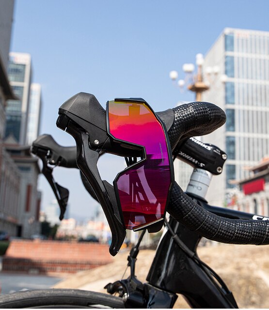 Okulary rowerowe KAPVOE z 4 soczewkami fotochromowymi, męskie/damskie, do jazdy na rowerze, szosowe/górskie - Wianko - 9