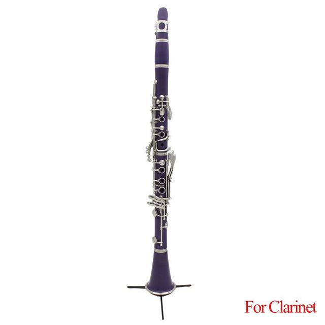 Składany stojak do klarnetu saksofonowego - przenośny uchwyt dla instrumentów dętych - Wianko - 7